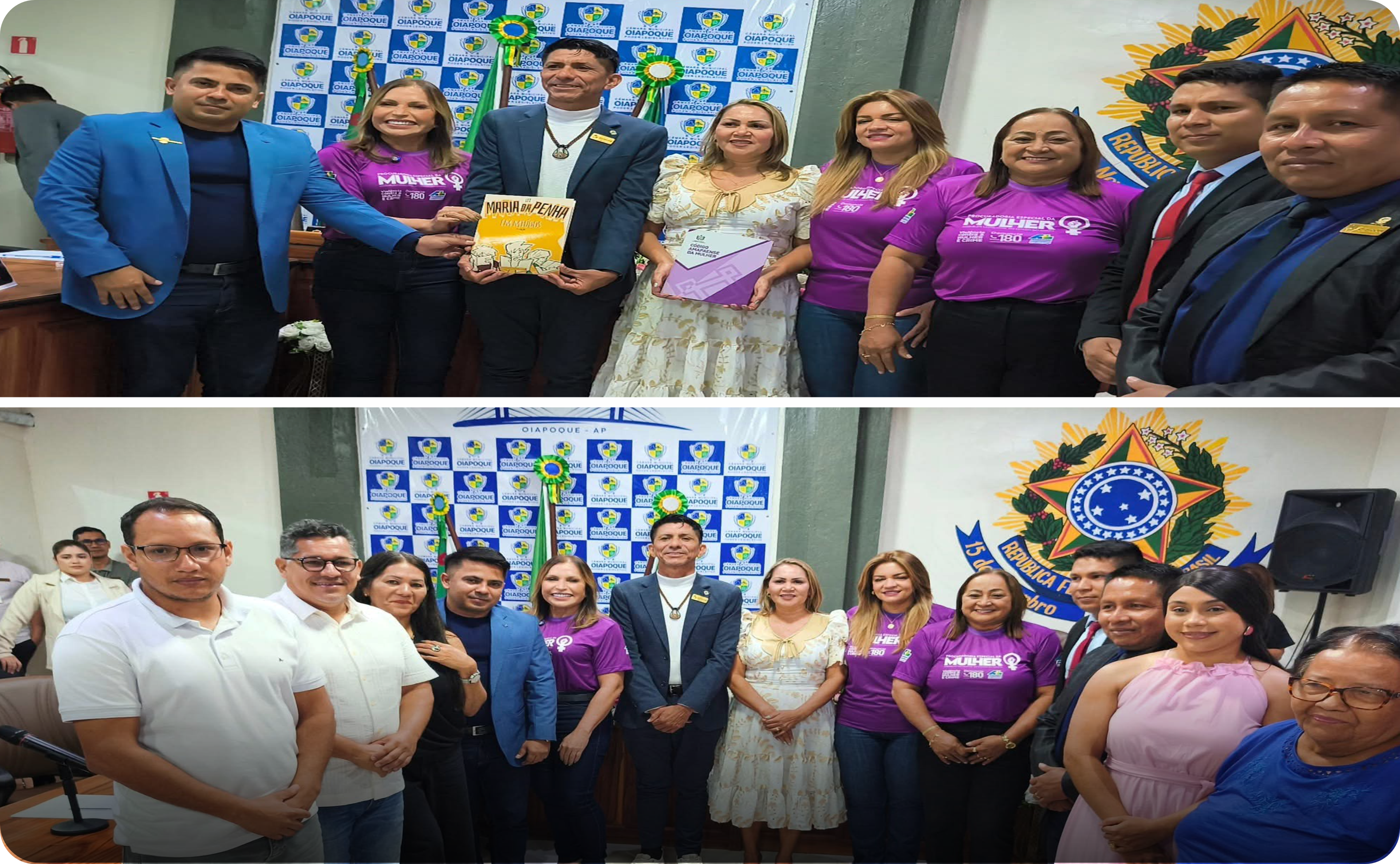 4ª Sessão Solene - 1°Ano Legislativo 14ª Legislatura - Instalação e Posse da Procuradoria da Mulher da Câmara de Vereadores do Município de Oiapoque