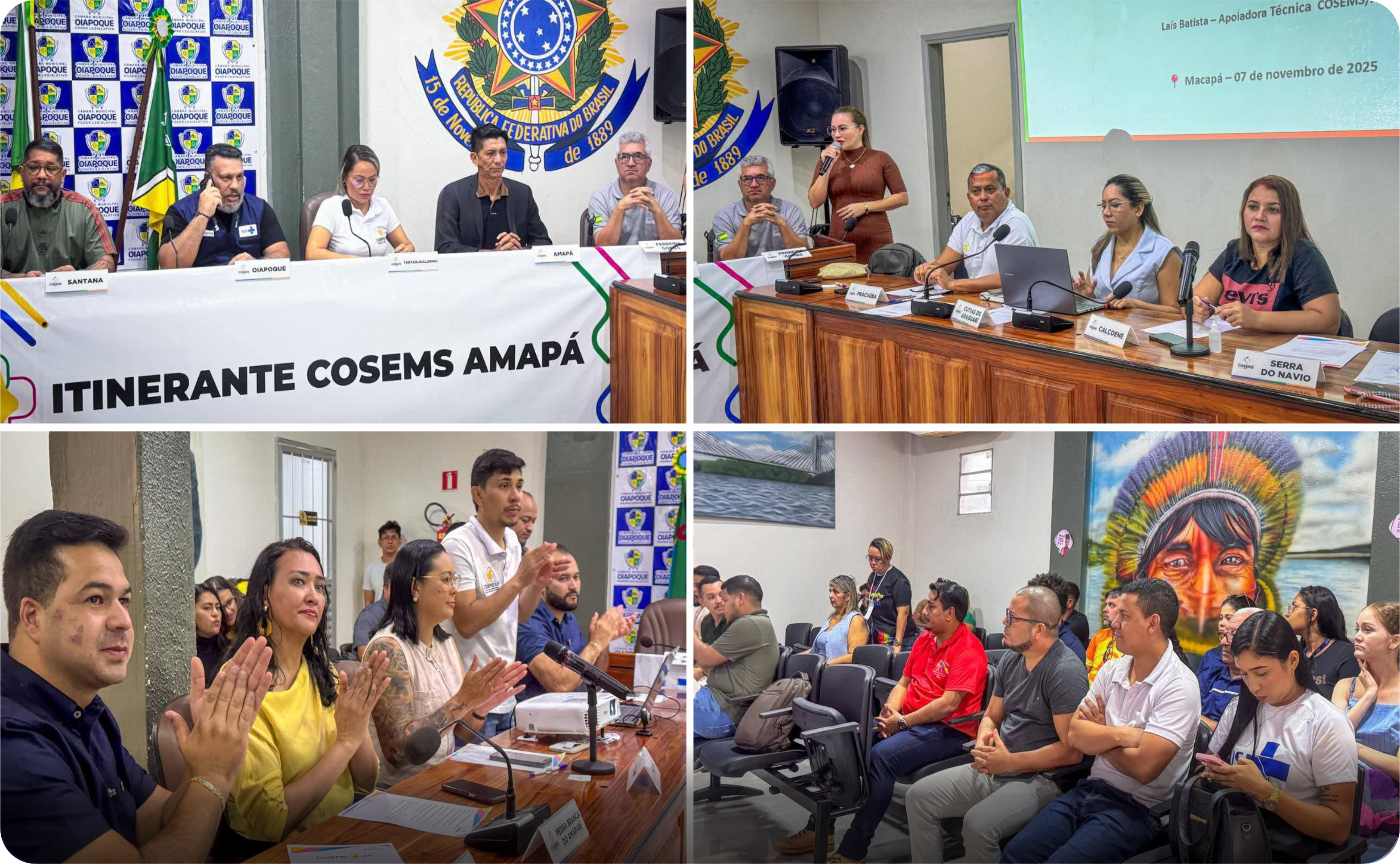 CÂMARA DE VEREADORES RECEBE CONSELHO DE SECRETARIAS DE SAÚDE DO AMAPÁ - COSEMS/AP