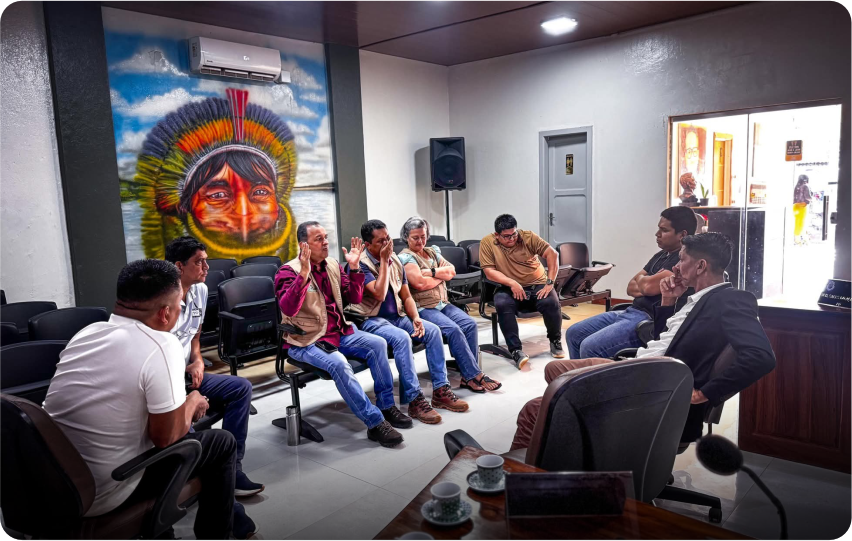 CÂMARA DE VEREADORES RECEBE EQUIPE DO PROJETO TEDPLAN FUNASA/UNIFAP.