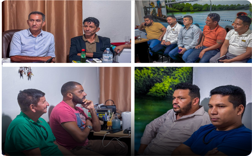 CÂMARA DE VEREADORES REÚNEM-SE COM MINISTRO WALDEZ GÓES.