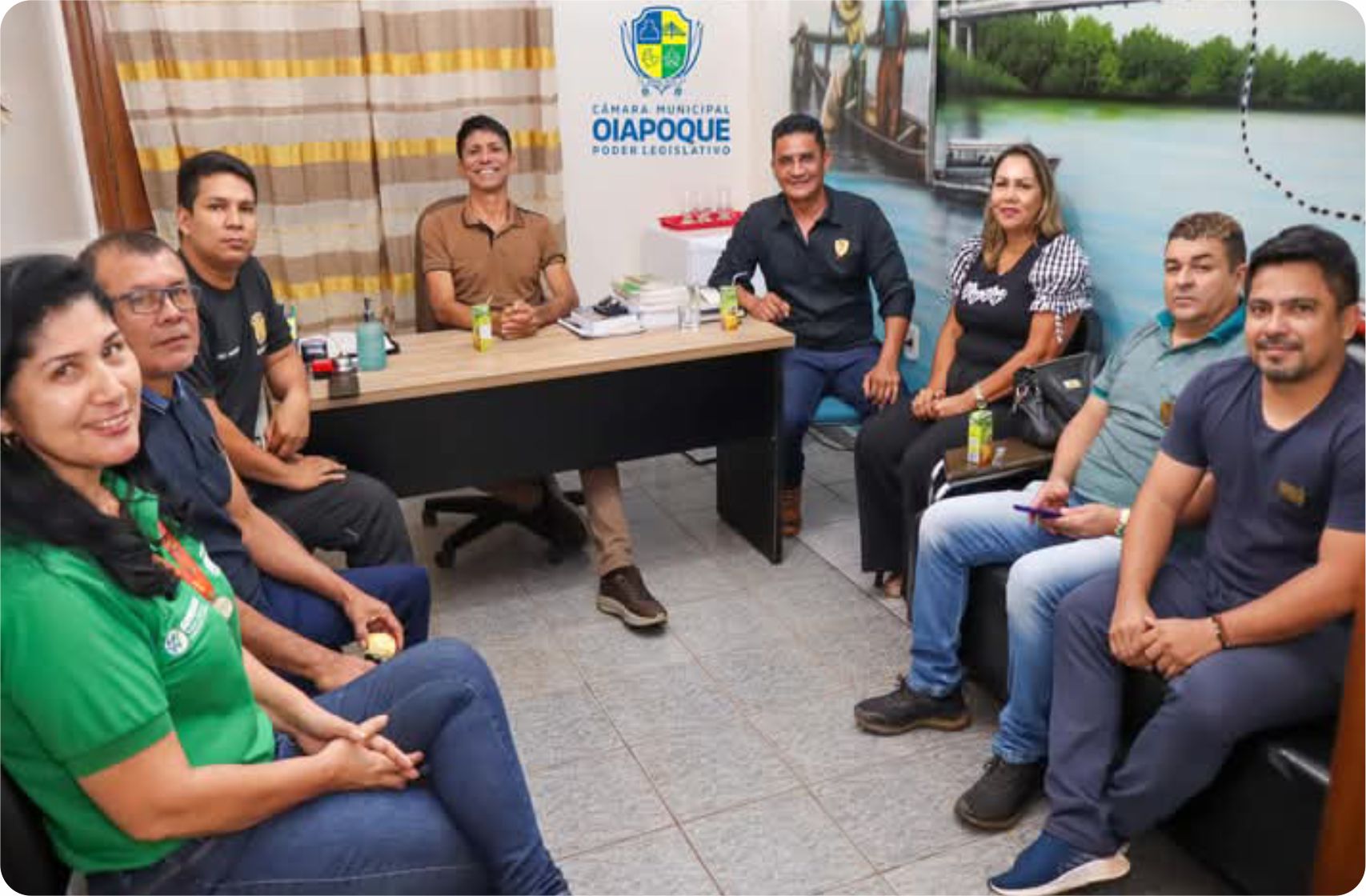 COORDENADORA DO SUPER FÁCIL OIAPOQUE VISITA A CÂMARA DE VEREADORES