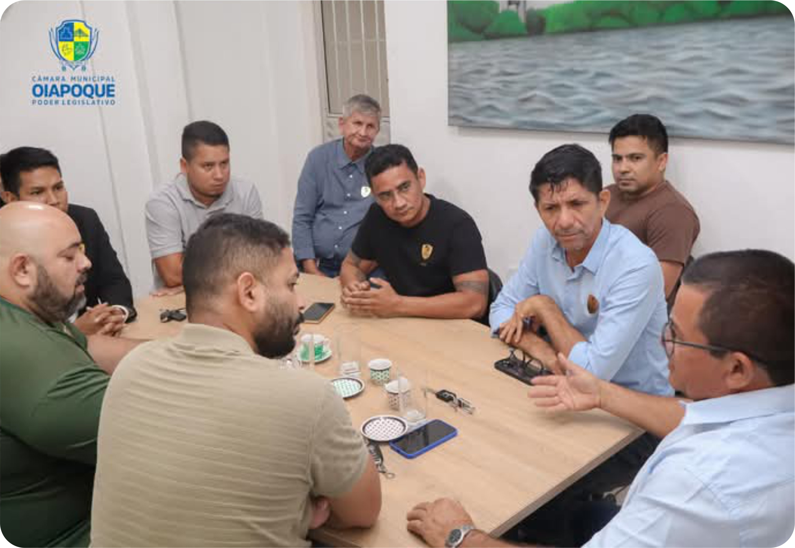 CVMO REÚNE COM PREFEITO, EM EXERCICIO, E SECRETÁRIOS PARA TRATAR DE LIMPEZA URBANA