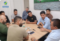 CVMO REÚNE COM PREFEITO, EM EXERCICIO, E SECRETÁRIOS PARA TRATAR DE LIMPEZA URBANA