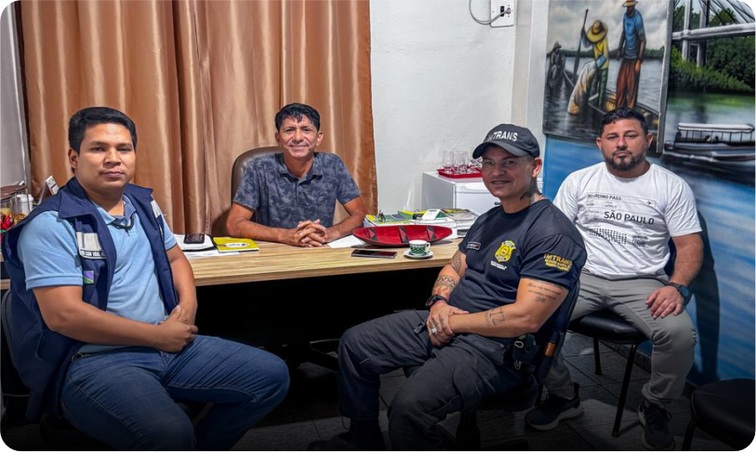 DIRETOR PRESIDENTE DO IMTRANS VISITA GABINETE DA PRESIDÊNCIA DA CÂMARA.