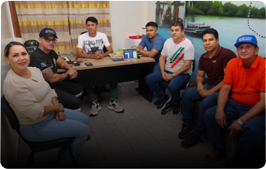 GABINETE DA CÂMARA MUNICIPAL  RECEBE PRESIDENTE DO IMTRANS