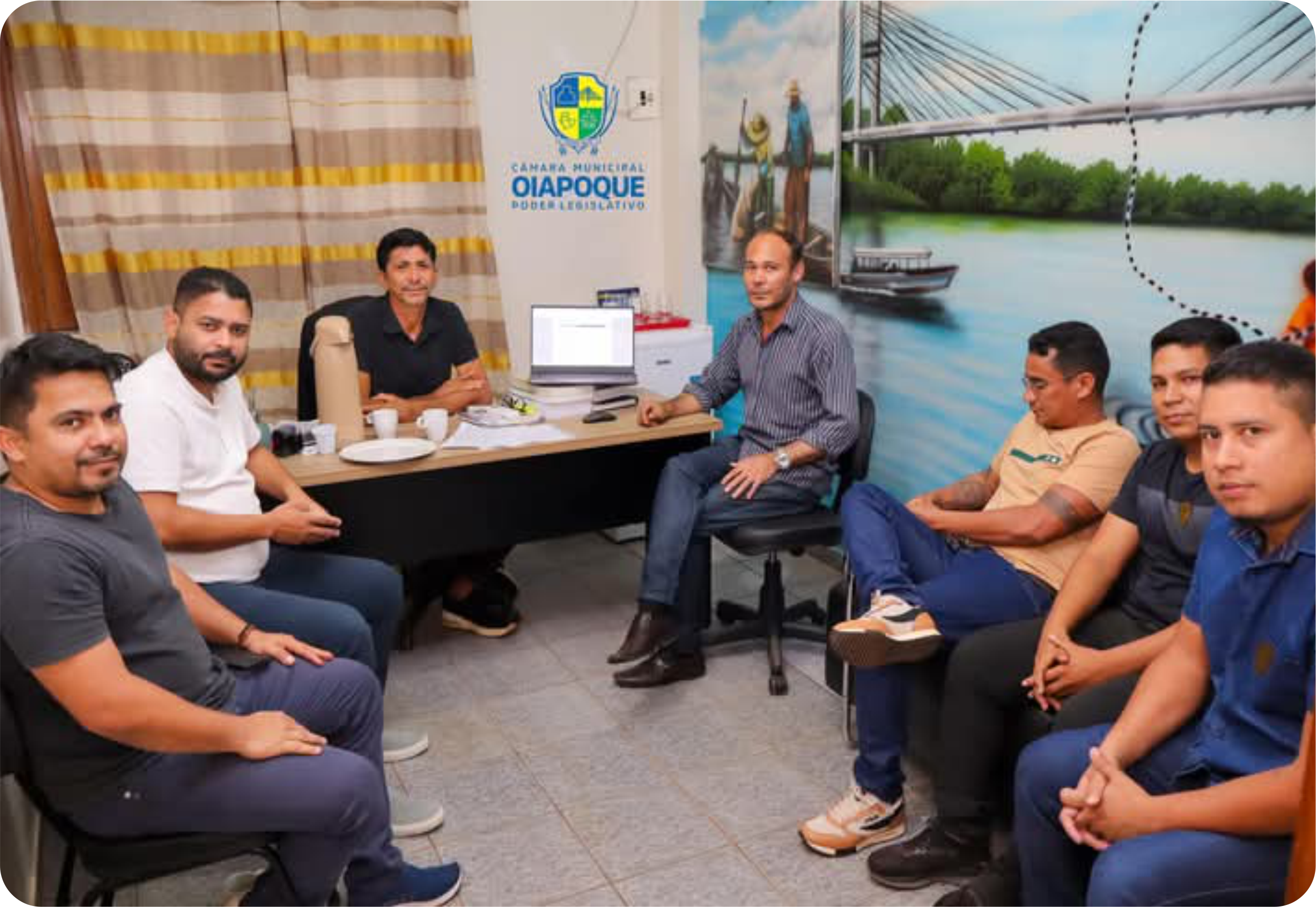 GABINETE DA CVMO RECEBE SECRATÁRIOS DE ADMINISTRAÇÃO E PLANEJAMENTO