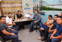 GABINETE DA CVMO RECEBE SECRATÁRIOS DE ADMINISTRAÇÃO E PLANEJAMENTO