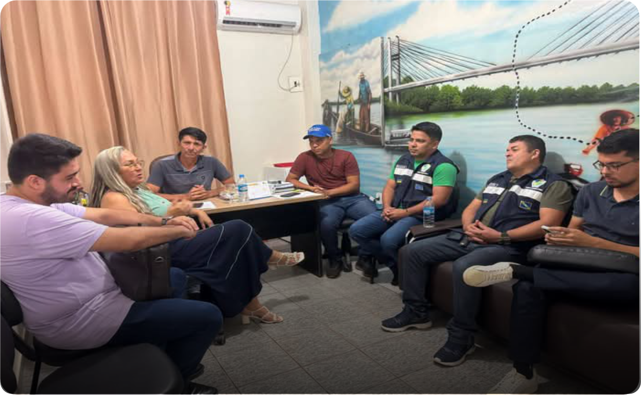 GABINETE DA PRESIDÊNCIA DA CVMO RECEBE SECRETÁRIA DE EDUCAÇÃO, DA ASSISTÊNCIA SOCIAL E DIRETOR DO CENTRO DE CUSTÓDIA / IAPEN