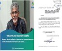 MOÇÃO DE ELOGIOS E APLAUSOS.  Na 33ª Sessão Ordinária Deliberativa, realizada nesta terça-feira (05/12), o Vereador José Nazareno (Lobão),  realizou o pedido da seguinte moção de Elogios e Aplausos: