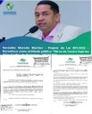 Na 15ª Sessão Ordinária Deliberativa, realizada nesta terça-feira (13), foi aprovado por unanimidade o Projeto de Lei 001/2023/GAB - Ver. Prof. Marcelo Martins .