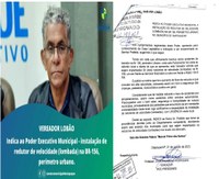 Na 20ª Sessão Ordinária Deliberativa, realizada nesta terça-feira (22/08), o Vereador José Nazareno (LOBÃO), apresentou a seguinte indicação: