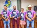 Na manhã de hoje o Presidente da Câmara de Vereadores Ueslei Teles, Ver. Guido Mecânico e Ver. Ricardo Cowboy, receberam a Coordenadora Municipal de Políticas Públicas para as Mulheres - Zélia Rodrigues, que falou um pouco dos projetos que serão desenvolv