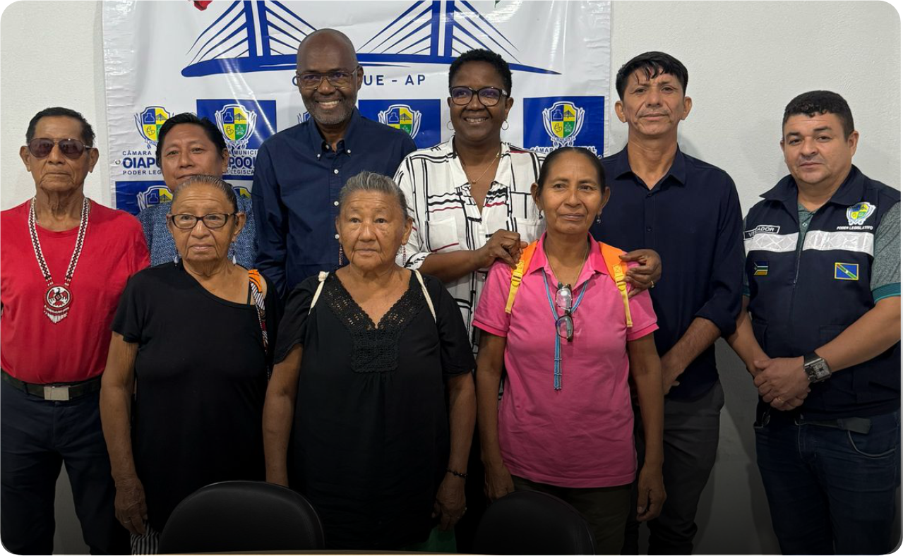 PREFEITO DE MANA/GUIANA FRANCESA VISITA CÂMARA DE VEREADORES