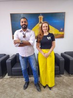 PRESIDENTE DA CÂMARA MUNICIPAL SE REUNE COM A PRESIDENTE DA ASSEMBLEIA LEGISLATIVA DO AMAPÁ.