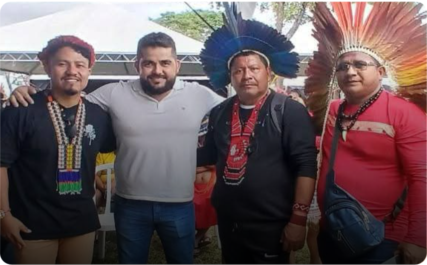 VEREADOR BRUNO DO AREAL PARTICIPA DA MAIOR MANIFESTAÇÃO INDÍGENA DO BRASIL