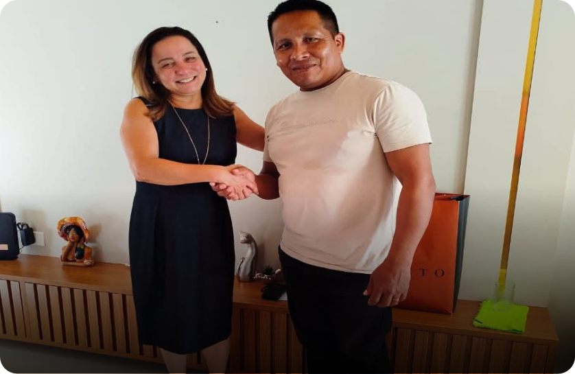 VEREADOR PASTOR DAVI É ATENDIDO POR DEPUTADA FEDERAL MARCIVÂNIA FLEXA.