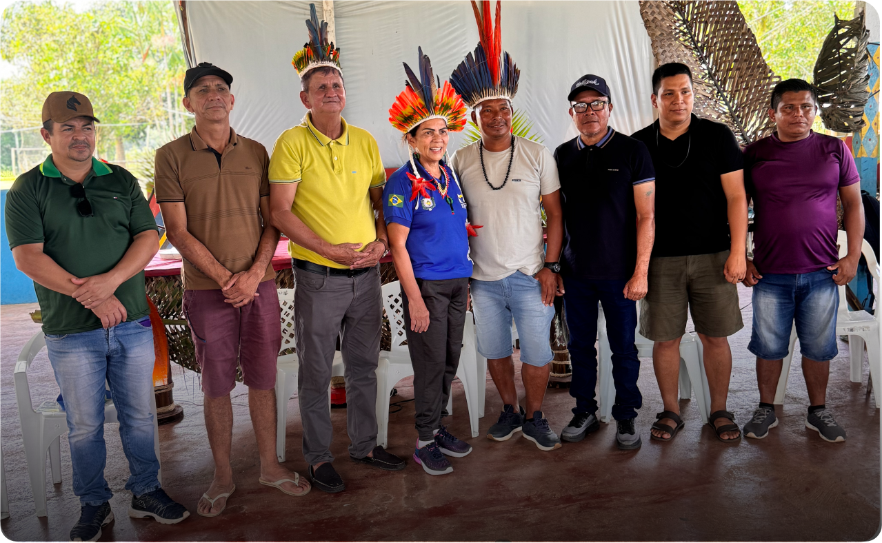 VEREADORES E TCE/AP REALIZAM VISITA TÉCNICA NAS COMUNIDADES INDÍGENAS