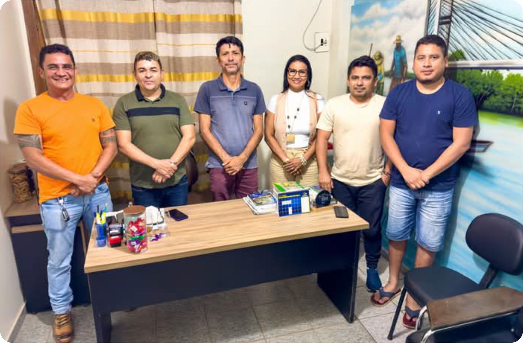 VISITA DE TRABALHO DA NOVA DIRETORA DA ESCOLA M. MÁRCIA DO SOCORRO AO PODER LEGISLATIVO